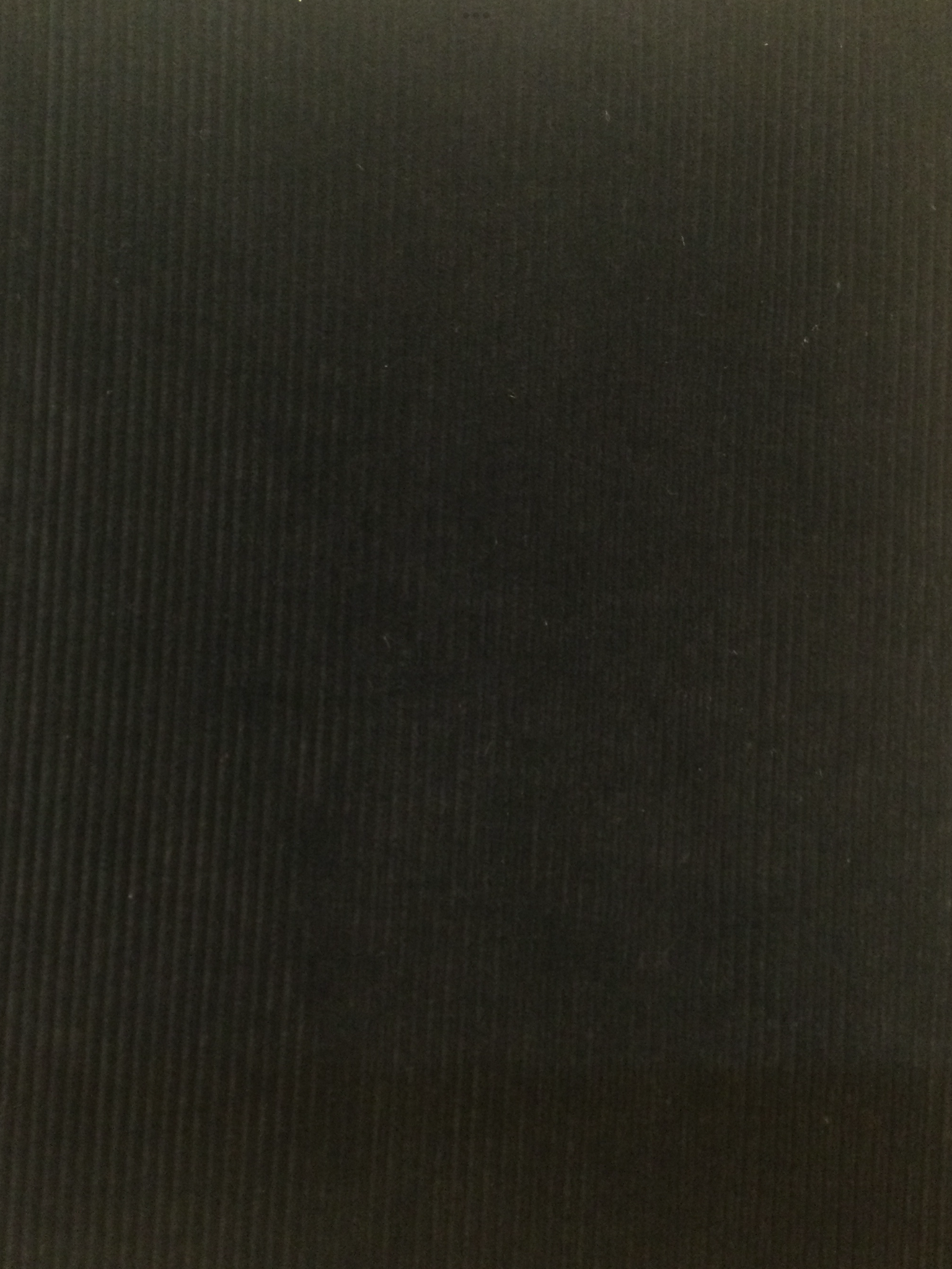 Made in Italy Cotton Corduroy in Black 