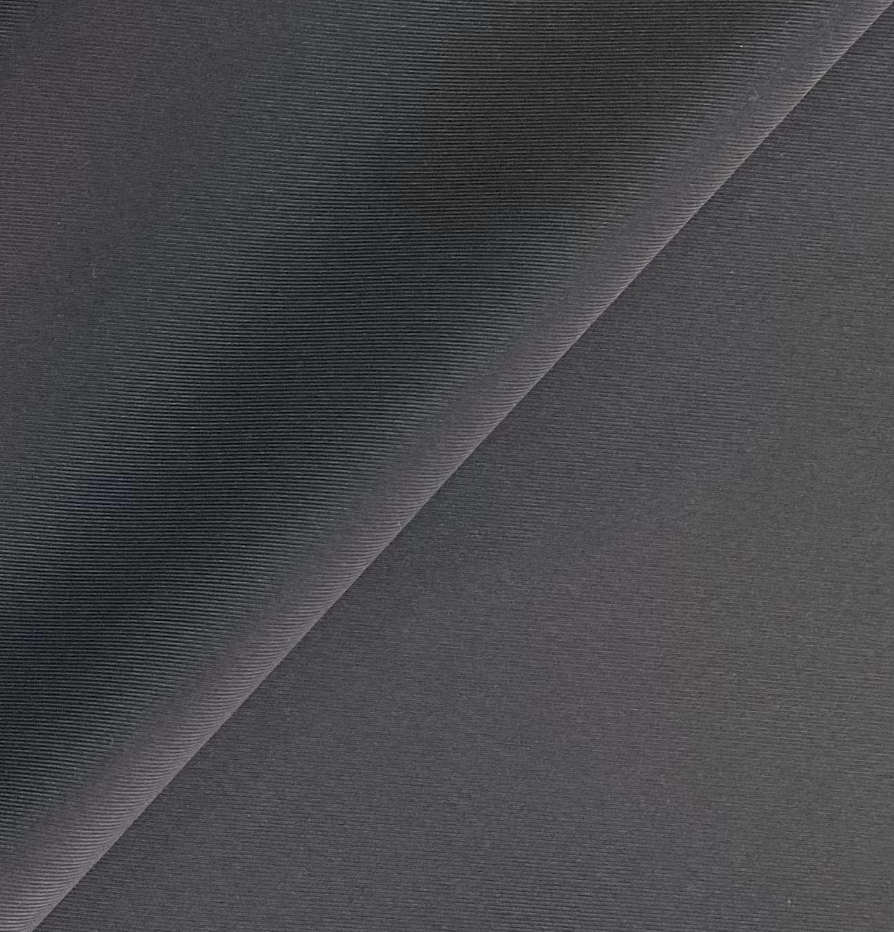 POLY LYCRA STRETCH FAILLE IN BLACK