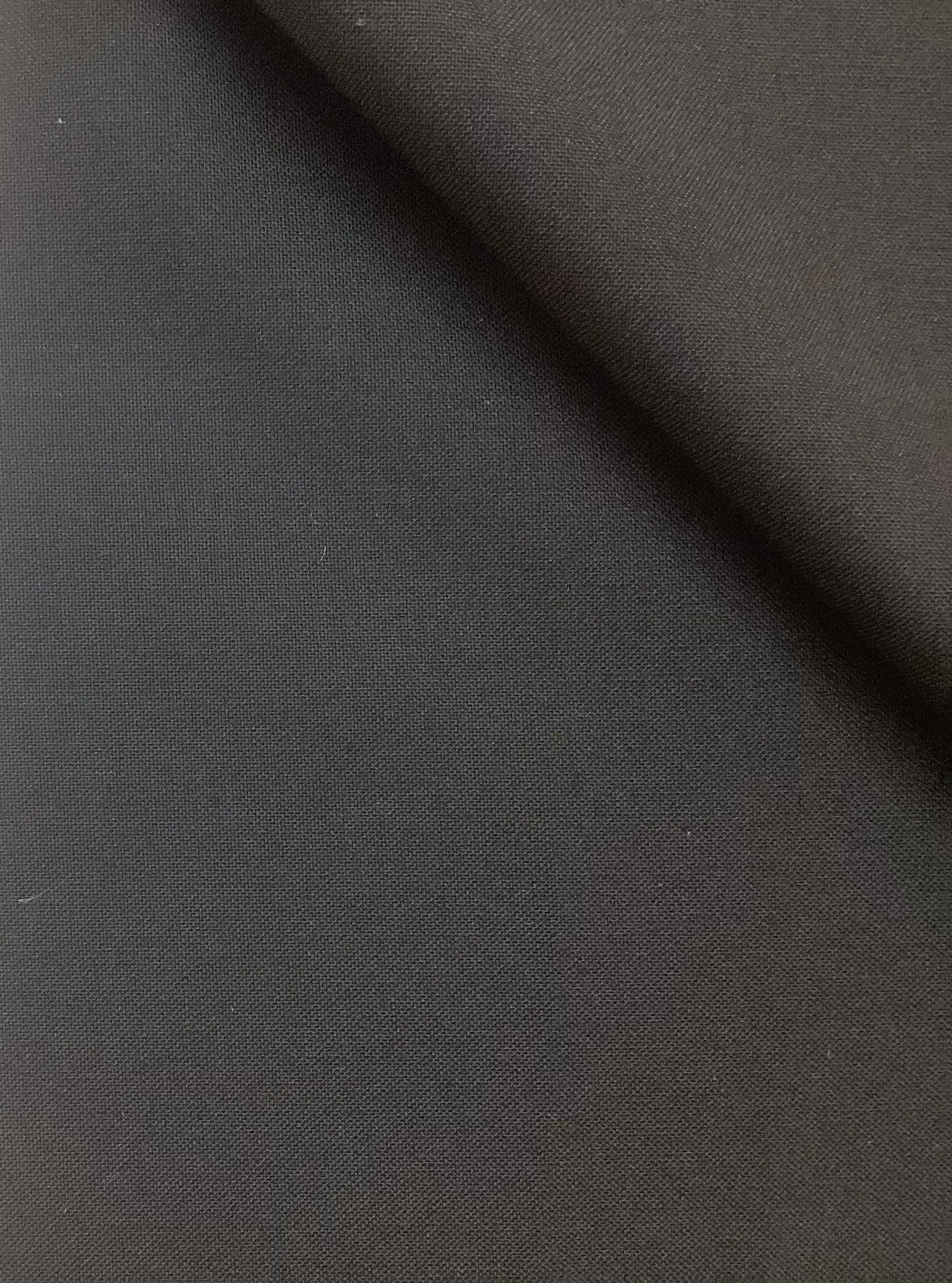 Wool & Polyester Suiting In Crow