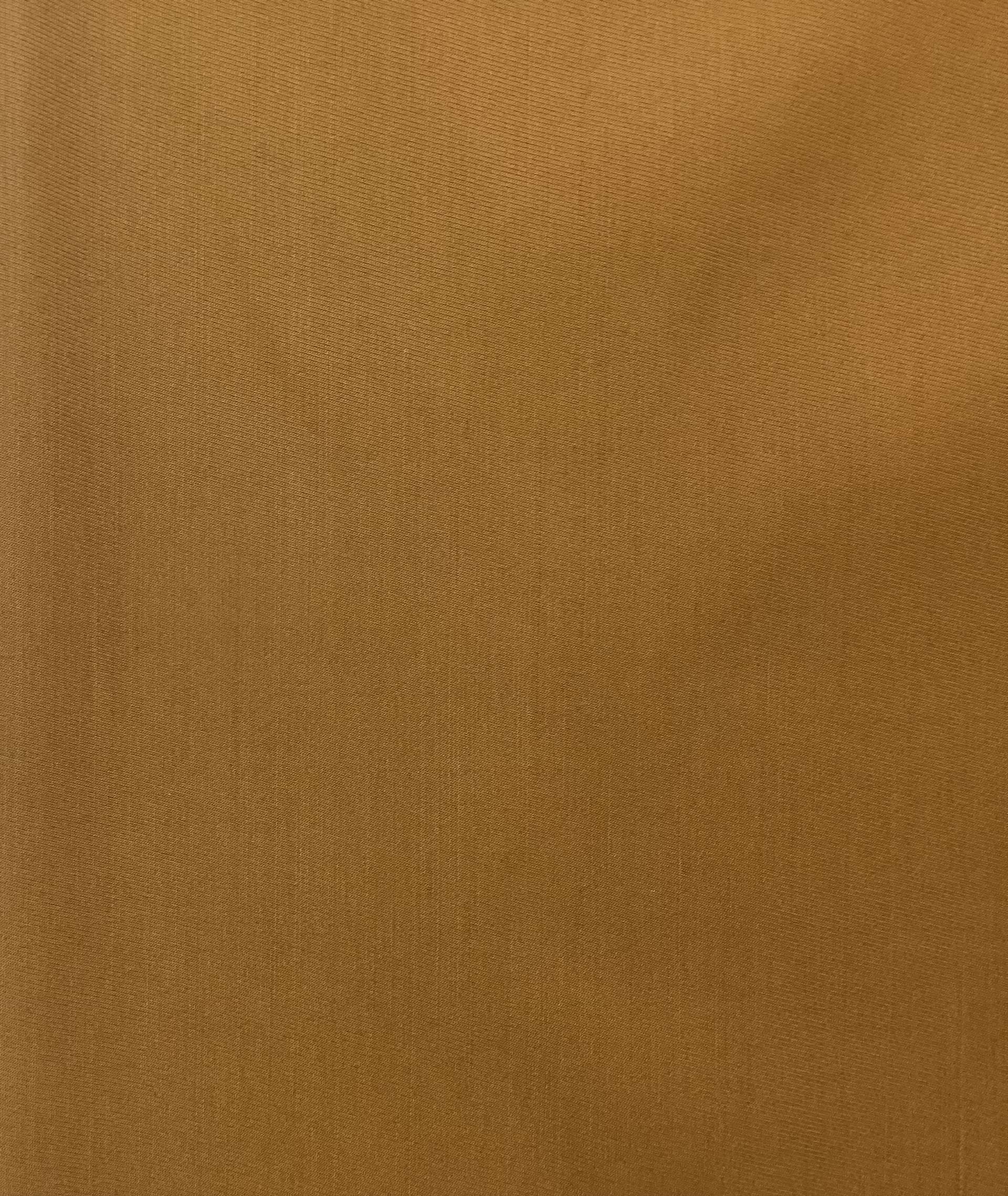 Silk & Wool Doubleside Iridescent Twill In Honey & Persimmon 