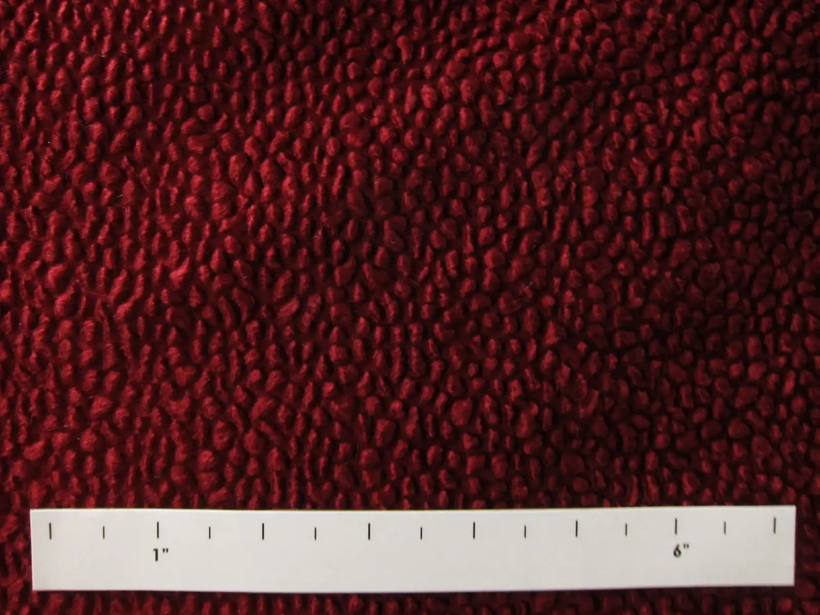 Baby Persian Velvet Faux Fur in Sultan Red1