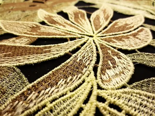Metallic Guipure Lace2