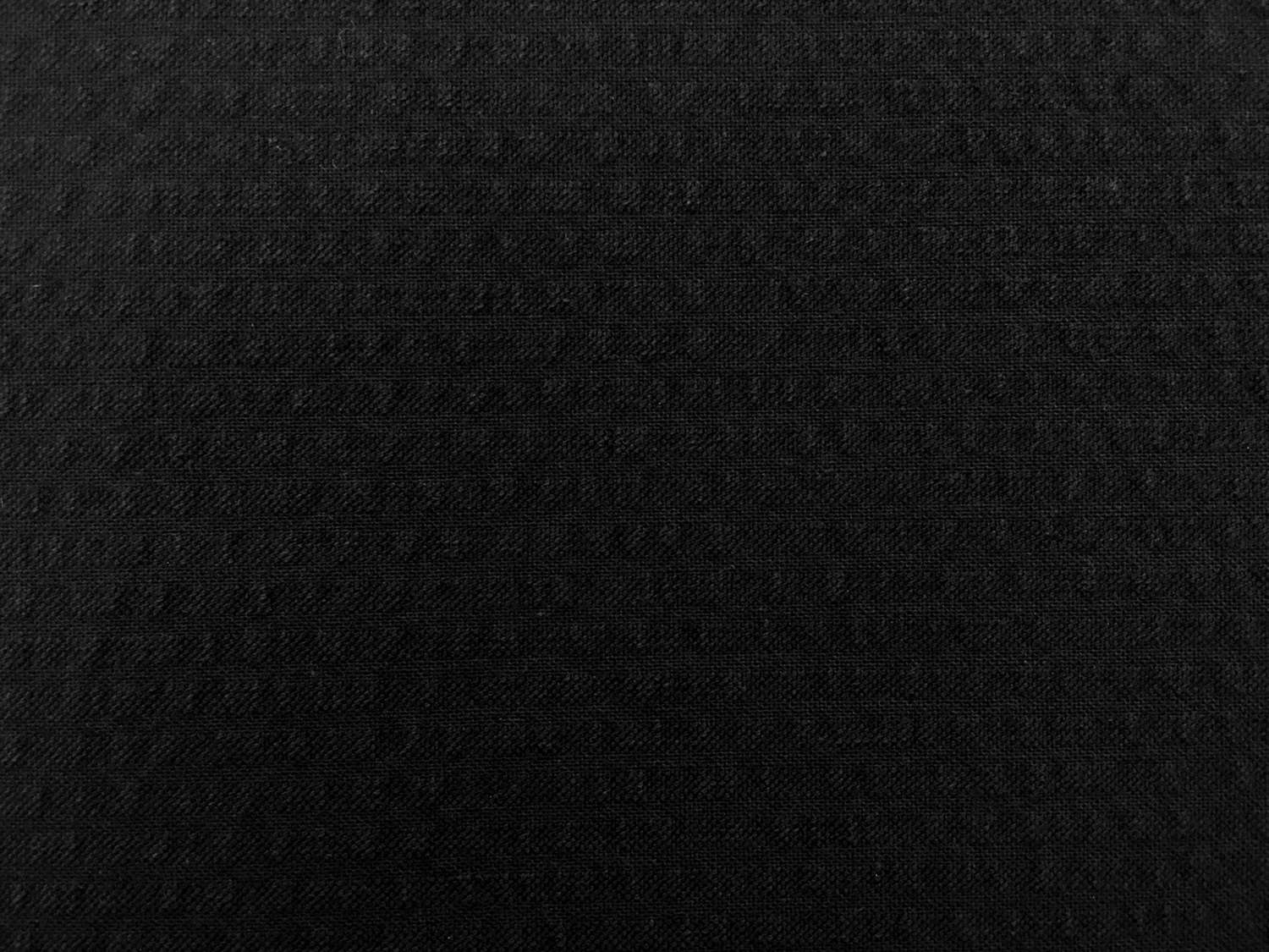 Cotton Seersucker in Black0