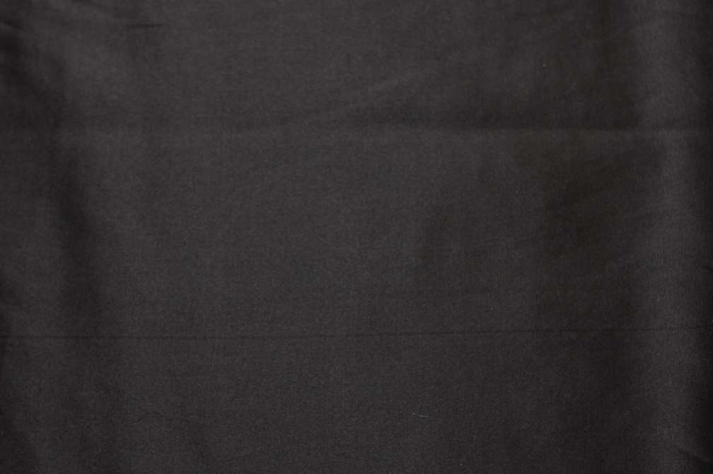 Silk and Cotton Sateen in Black1