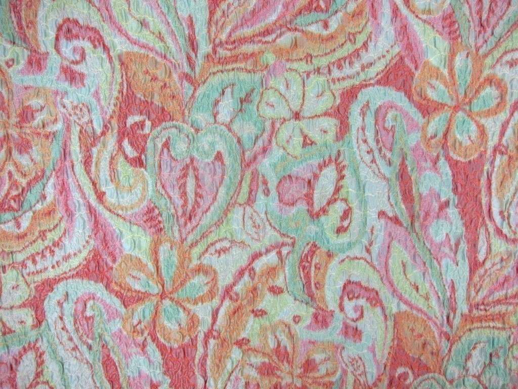 BLUE/GREEN BROCADE
