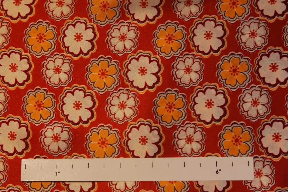 Printed Silk Charmeuse0
