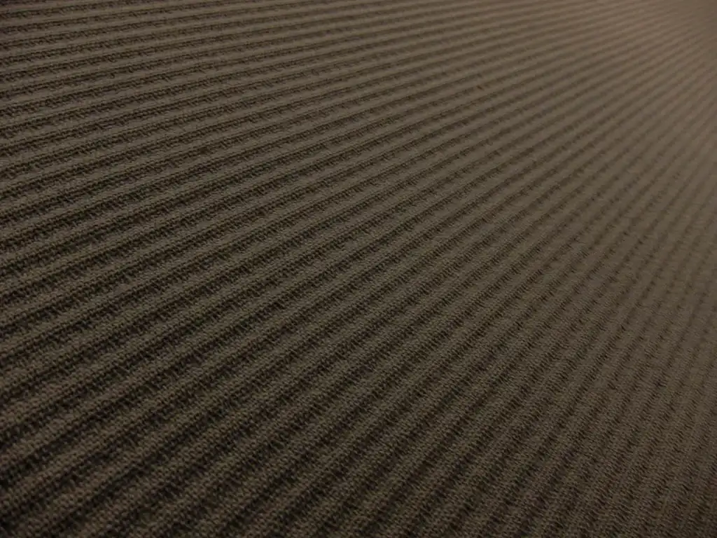 Wool Lycra Ottoman Crepe in Grey2