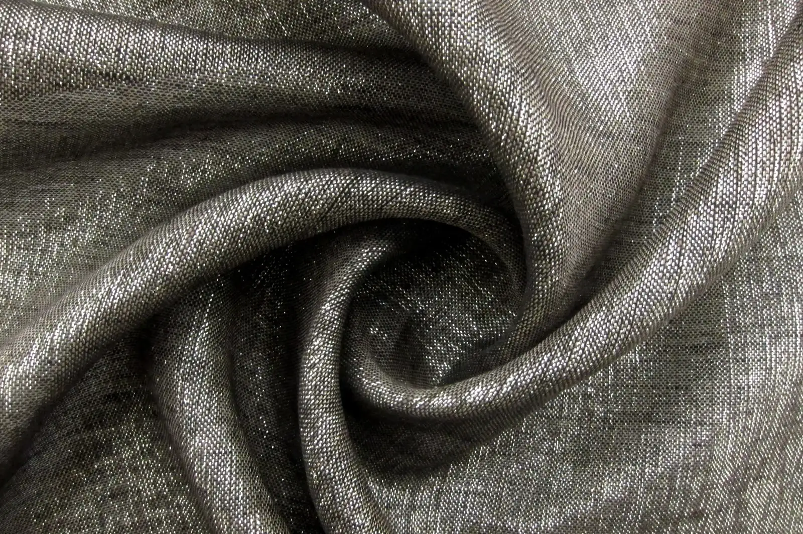 METALLIC COATED LINEN
