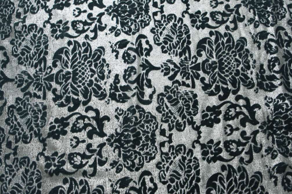 Silk Rayon Lurex BurnOut Velvet0