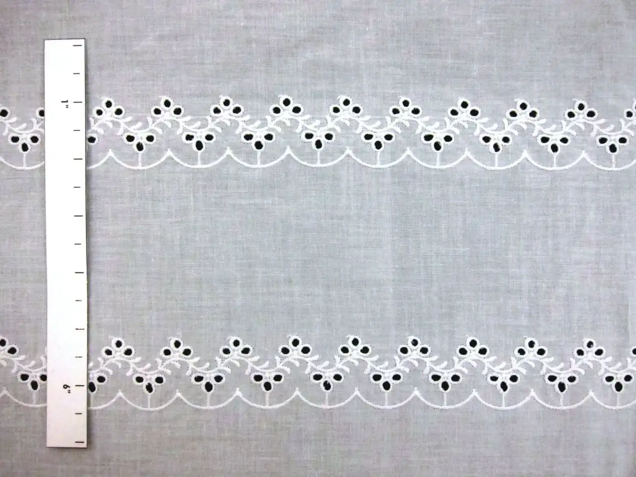 Cotton Eyelet in White1