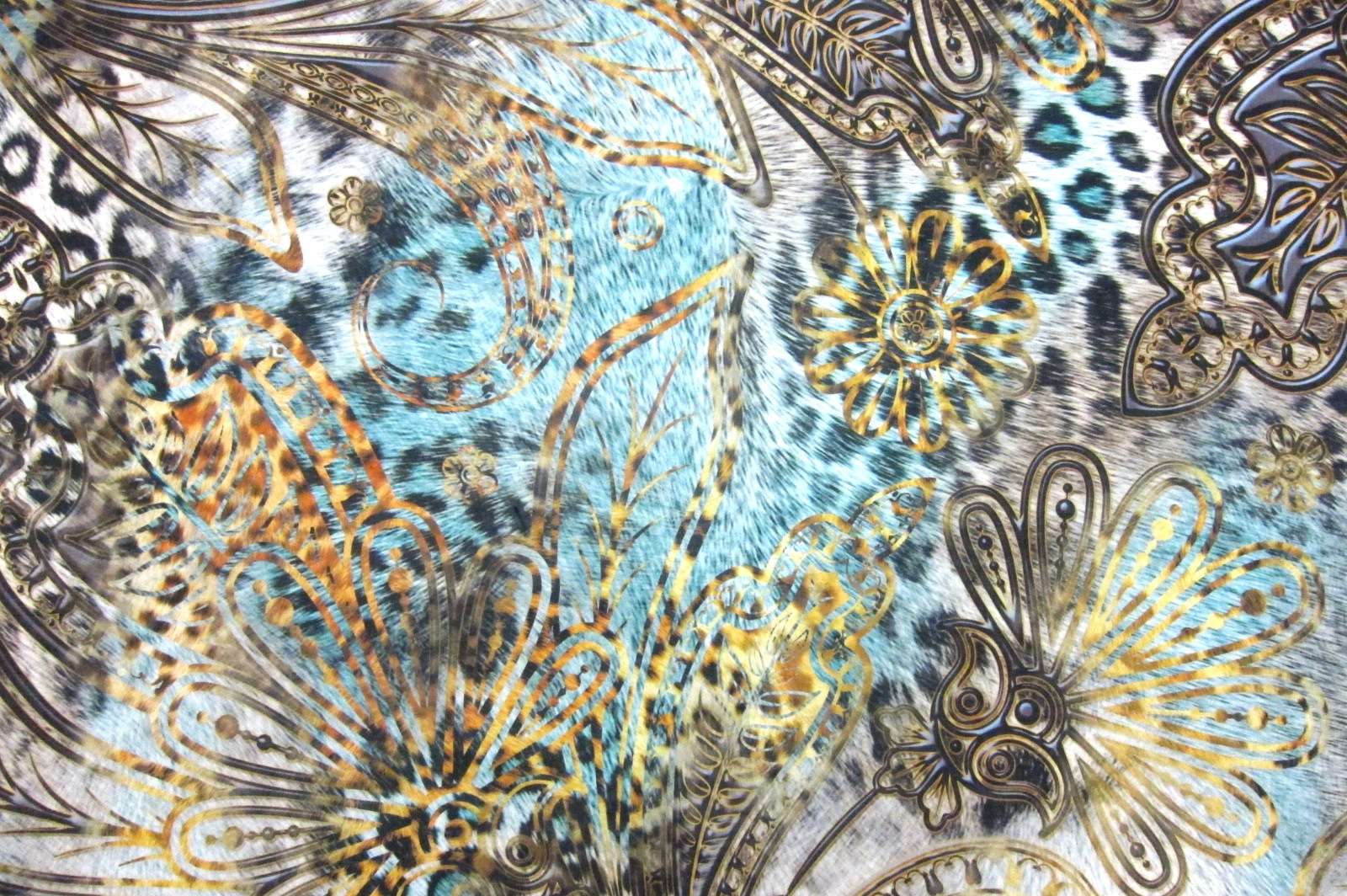 Printed Silk Chiffon0