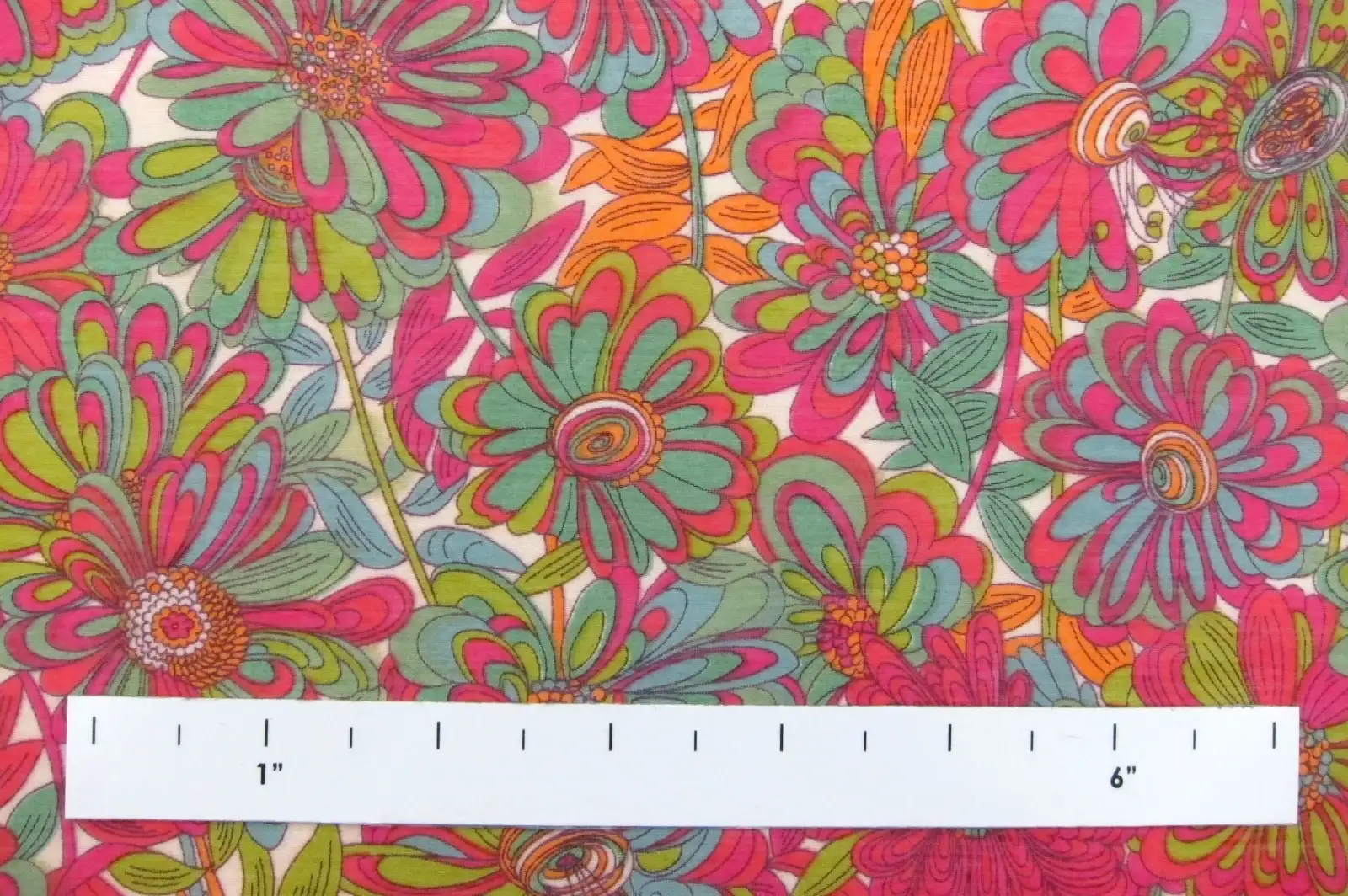 Liberty of London Cotton Silk Voile Print1