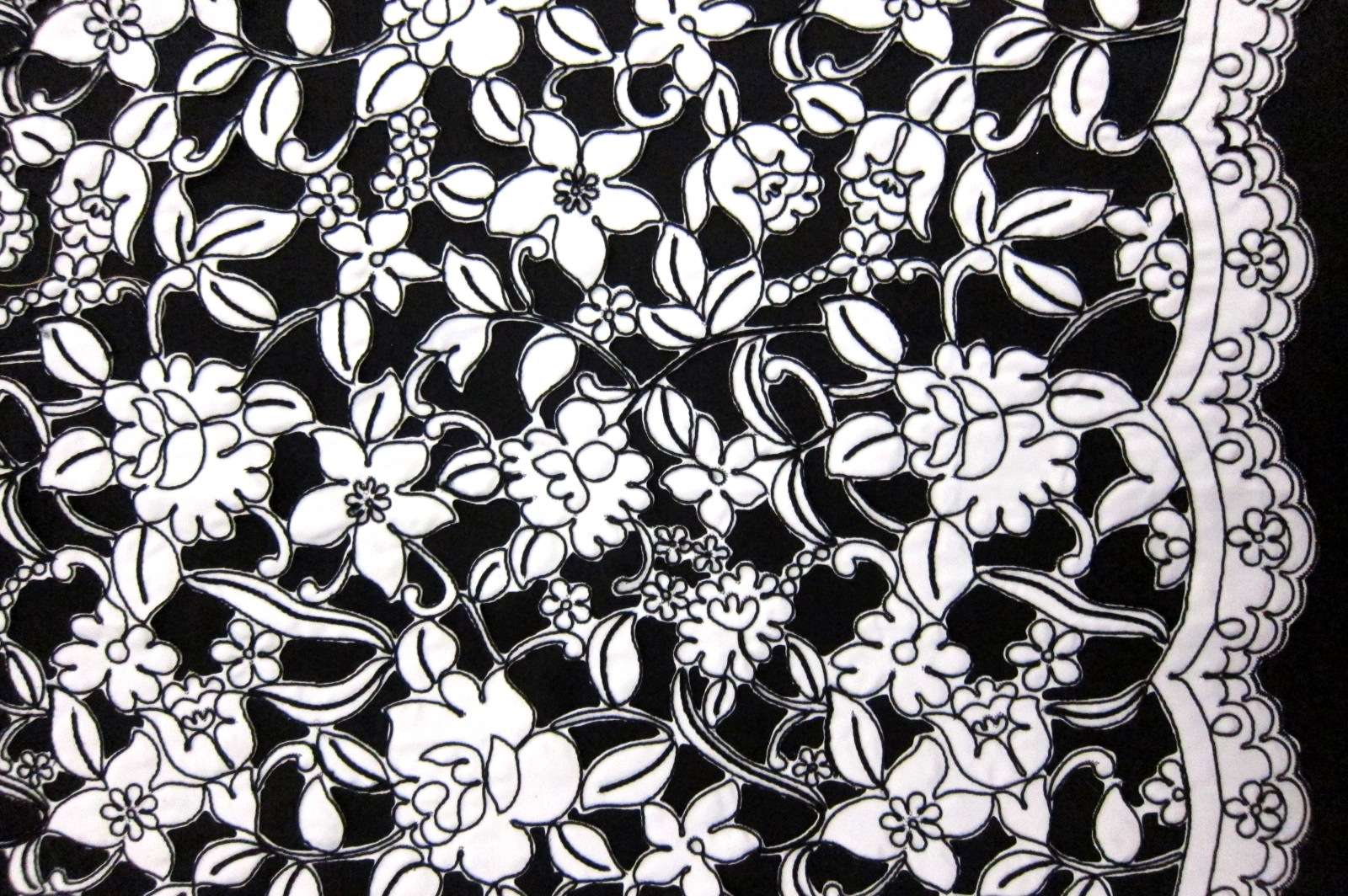 Laser Cut Corded Satin0