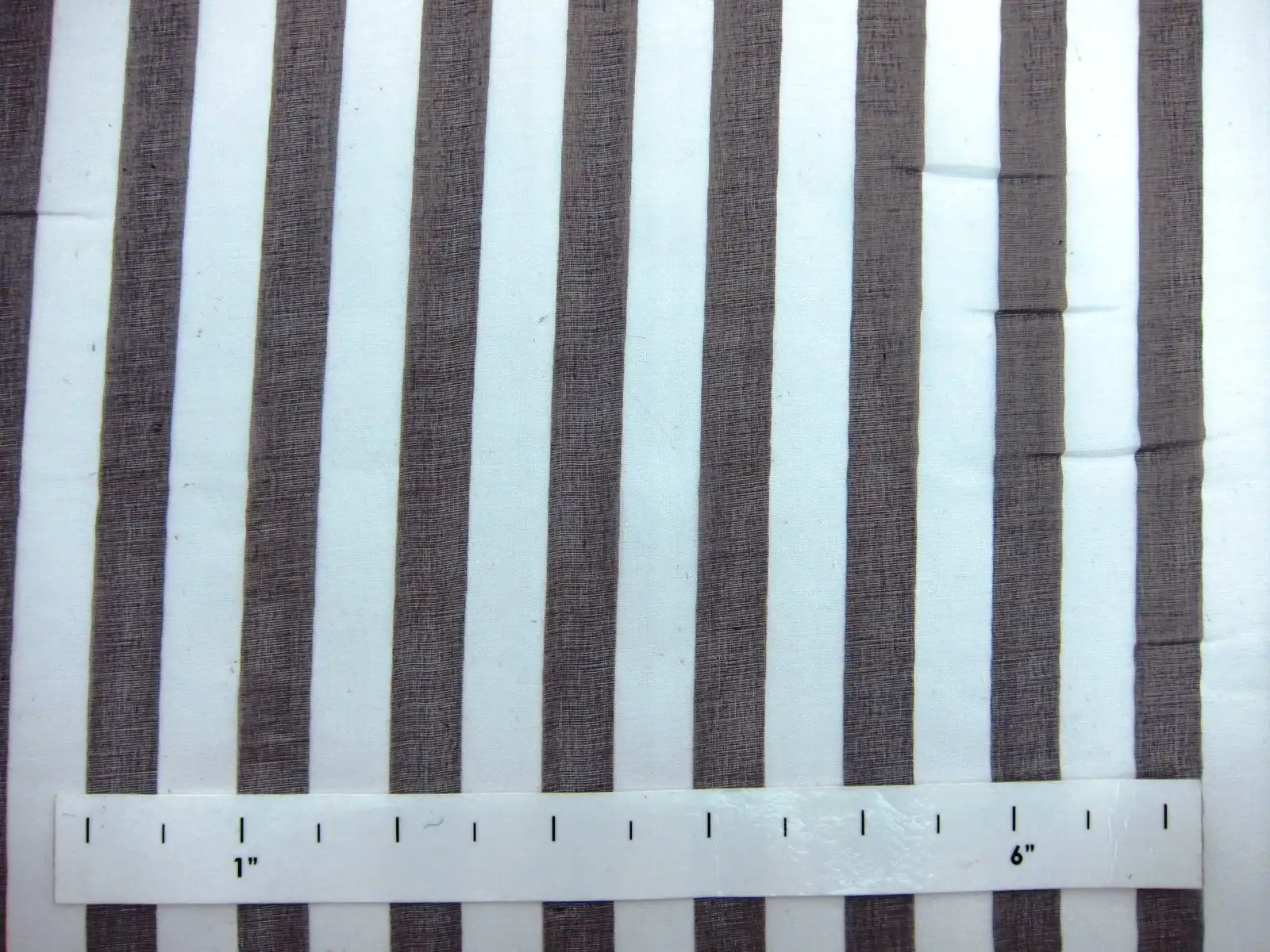 Printed Silk Chiffon Brown Stripes1