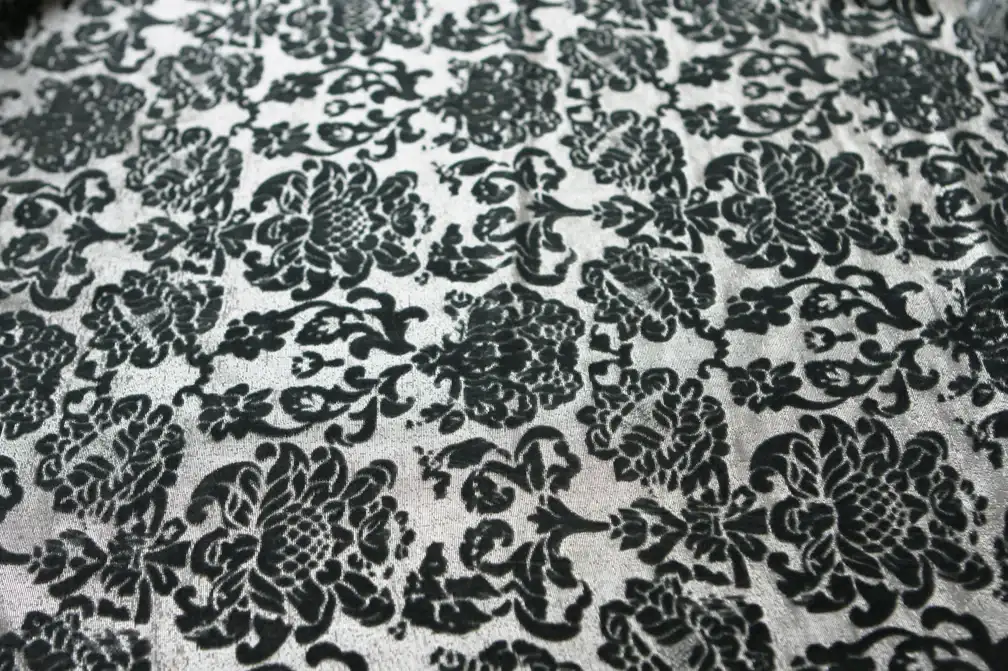Silk Rayon Lurex BurnOut Velvet2