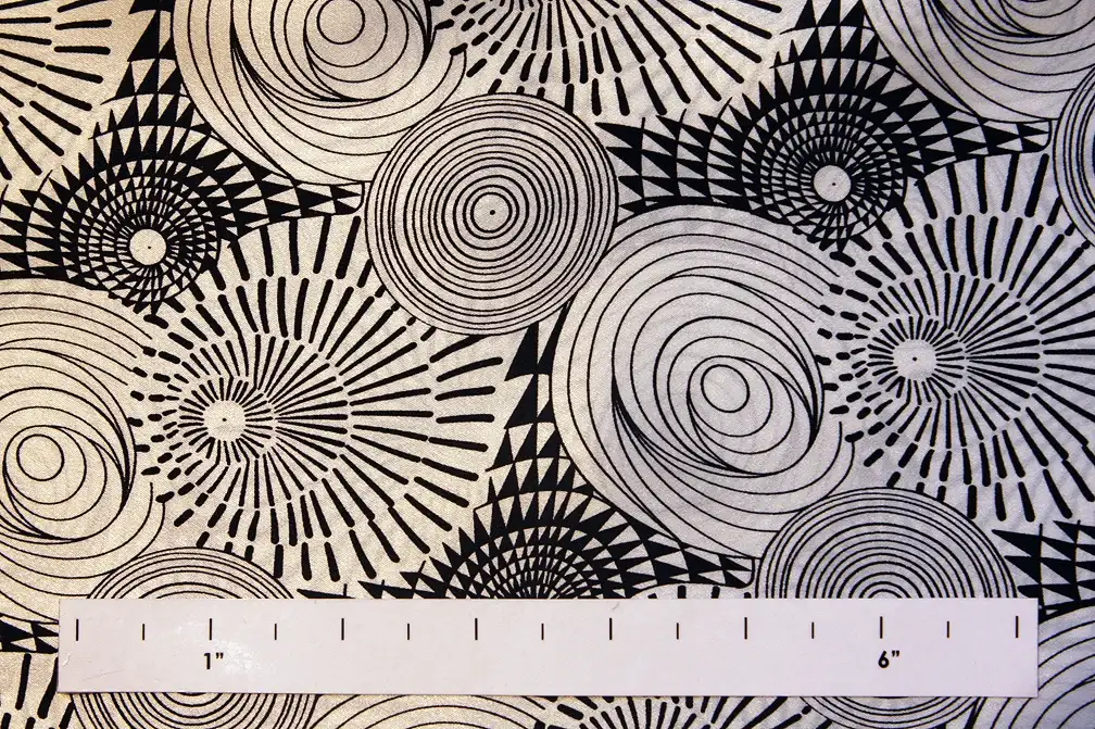 Printed Silk Charmeuse0