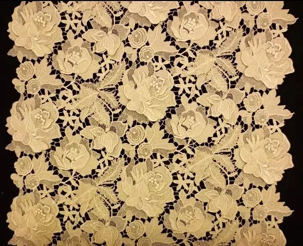 Metallic Guipure Lace3