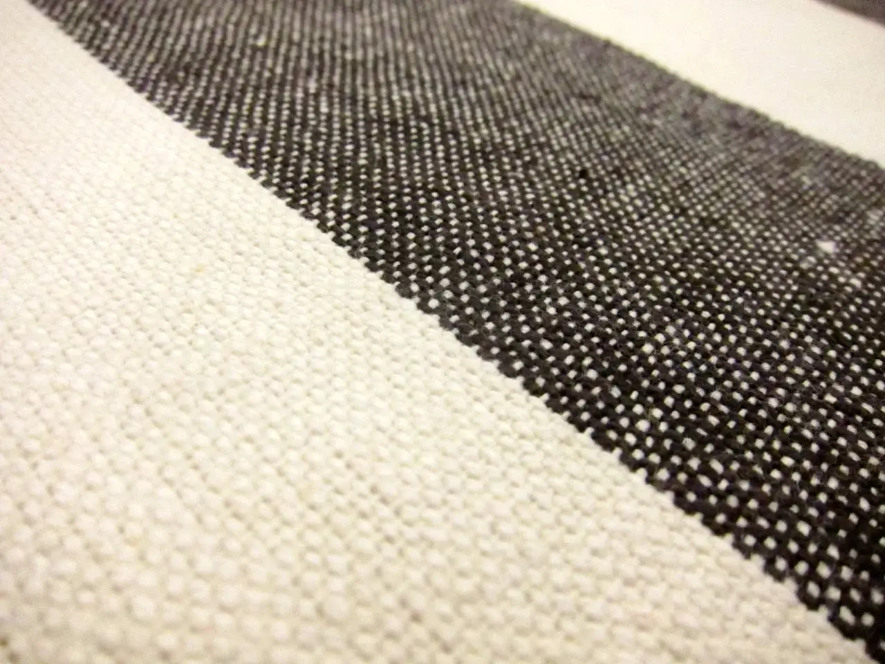 Cotton Upholstery 3" Stripe in Chocolate And Ivory2