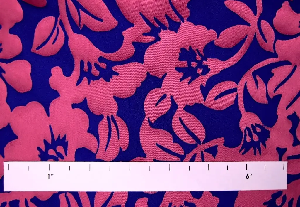 Burnout Silk Chiffon0