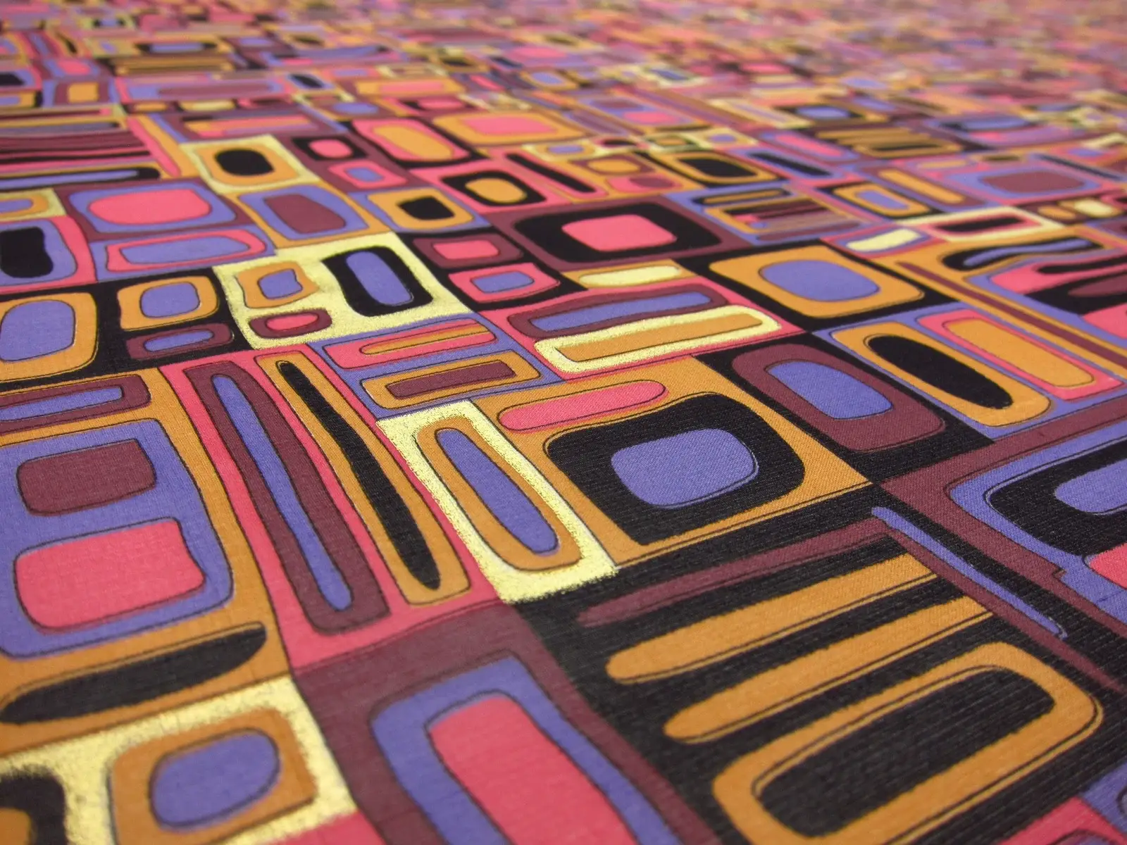 Metallic Printed Silk Chiffon2