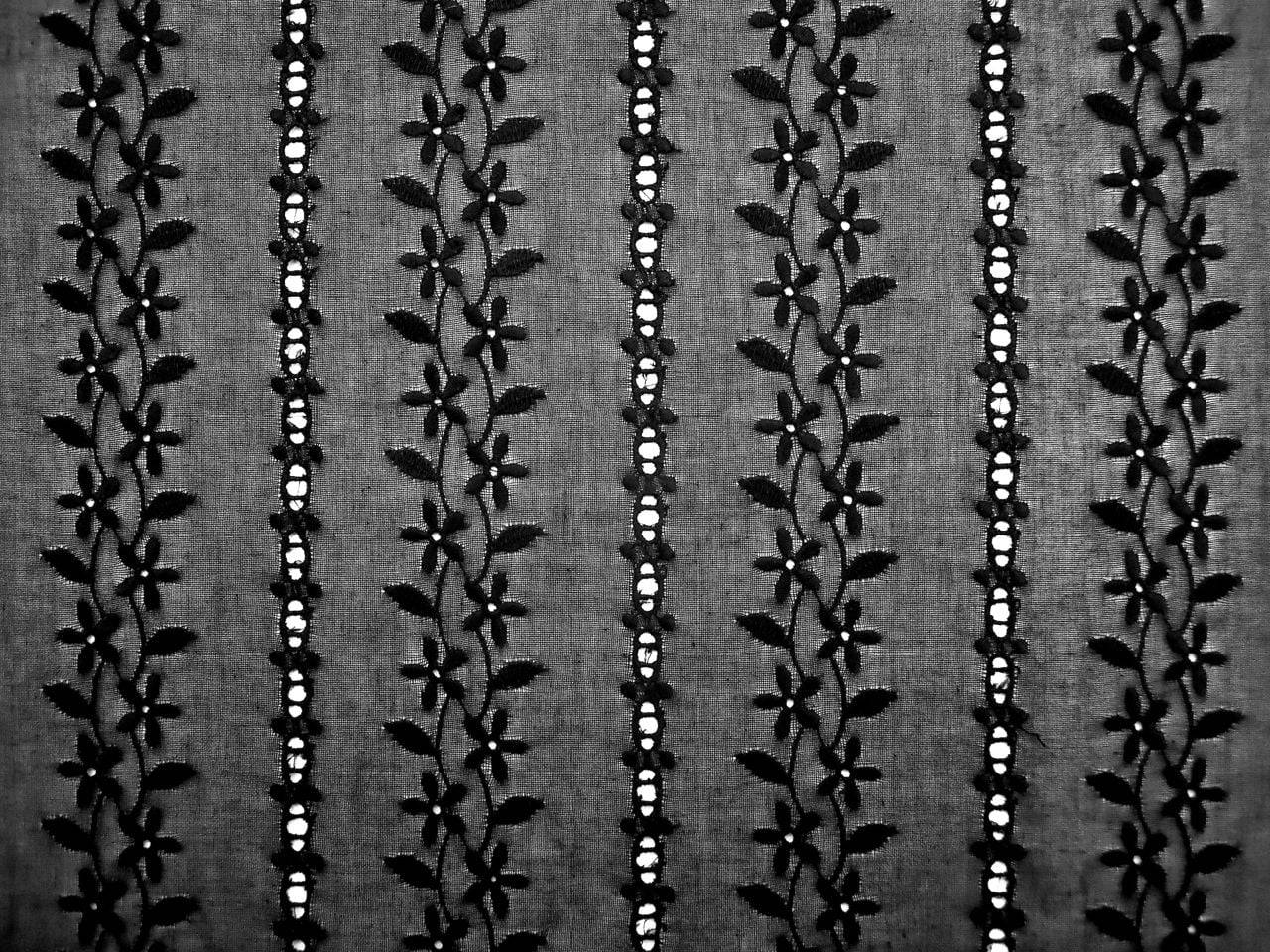 Swiss Cotton Voile Eyelet0
