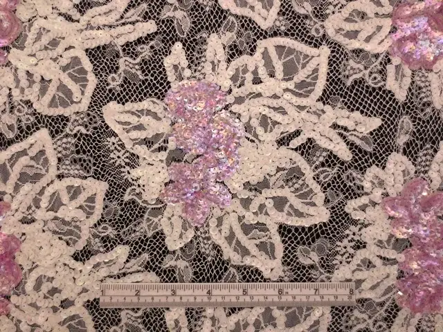Sequined Chantilly Lace1