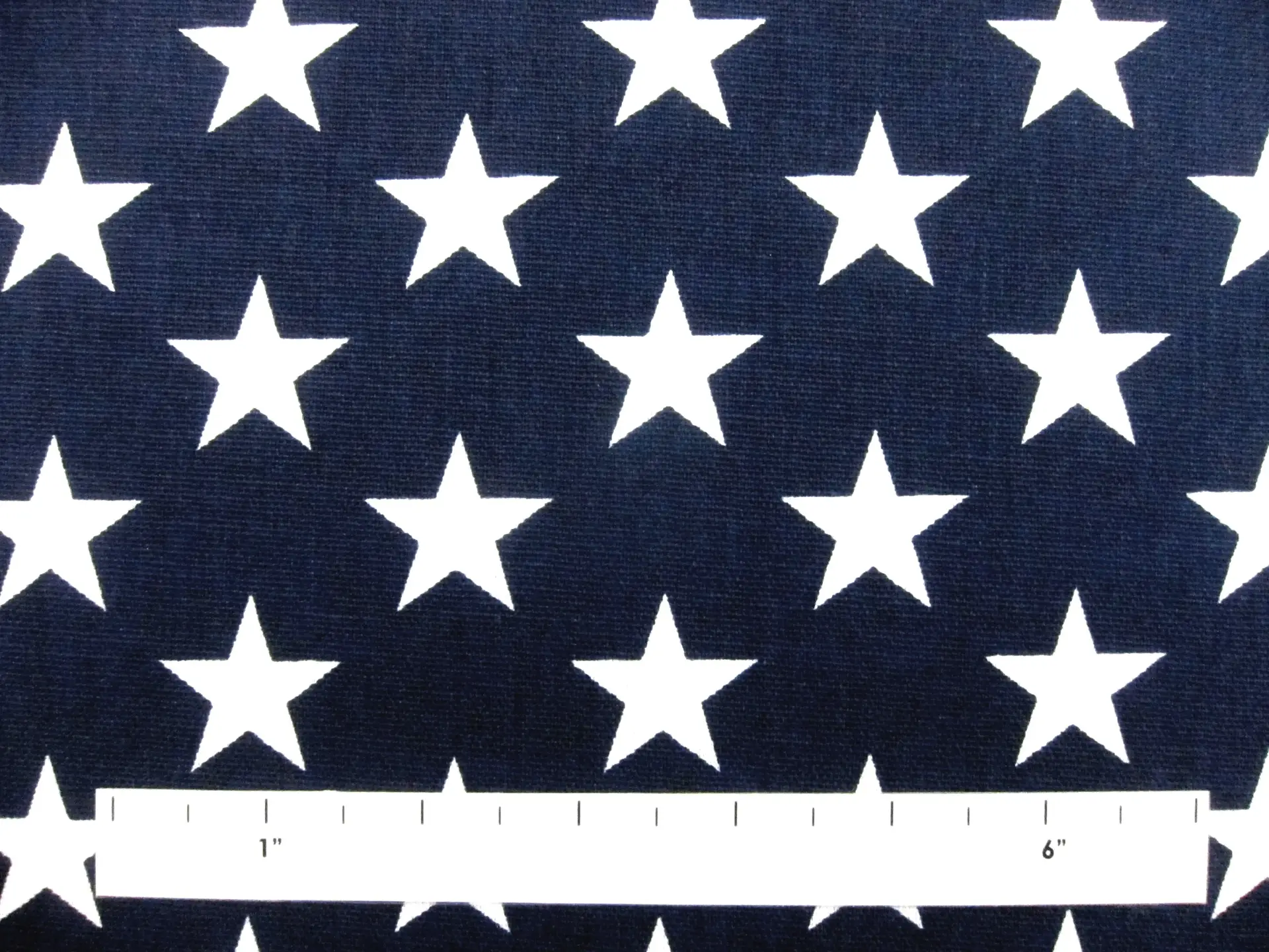 Cotton Canvas Stars Print1