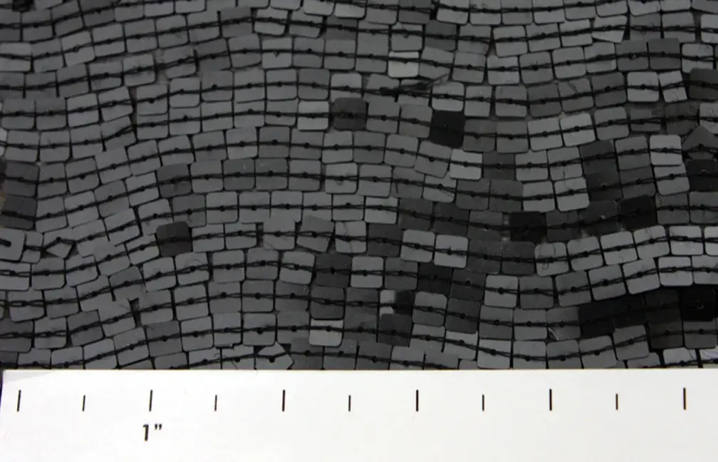 Sequins on Silk Chiffon1