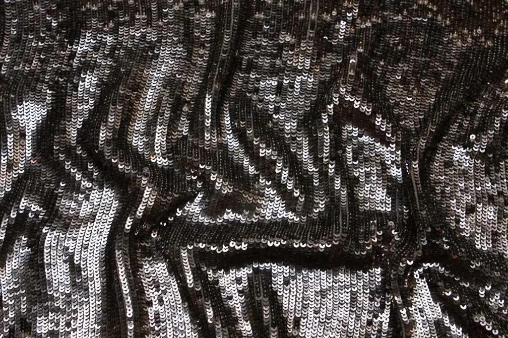 Sequins on Silk Chiffon3