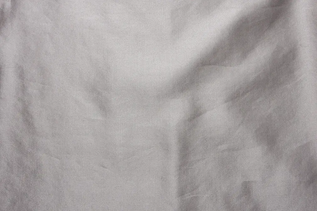 Silk and Cotton Sateen in Silver1