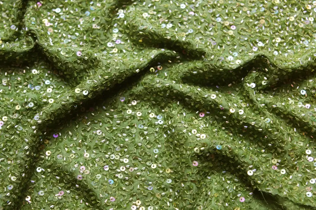 Sequins on Silk Chiffon3