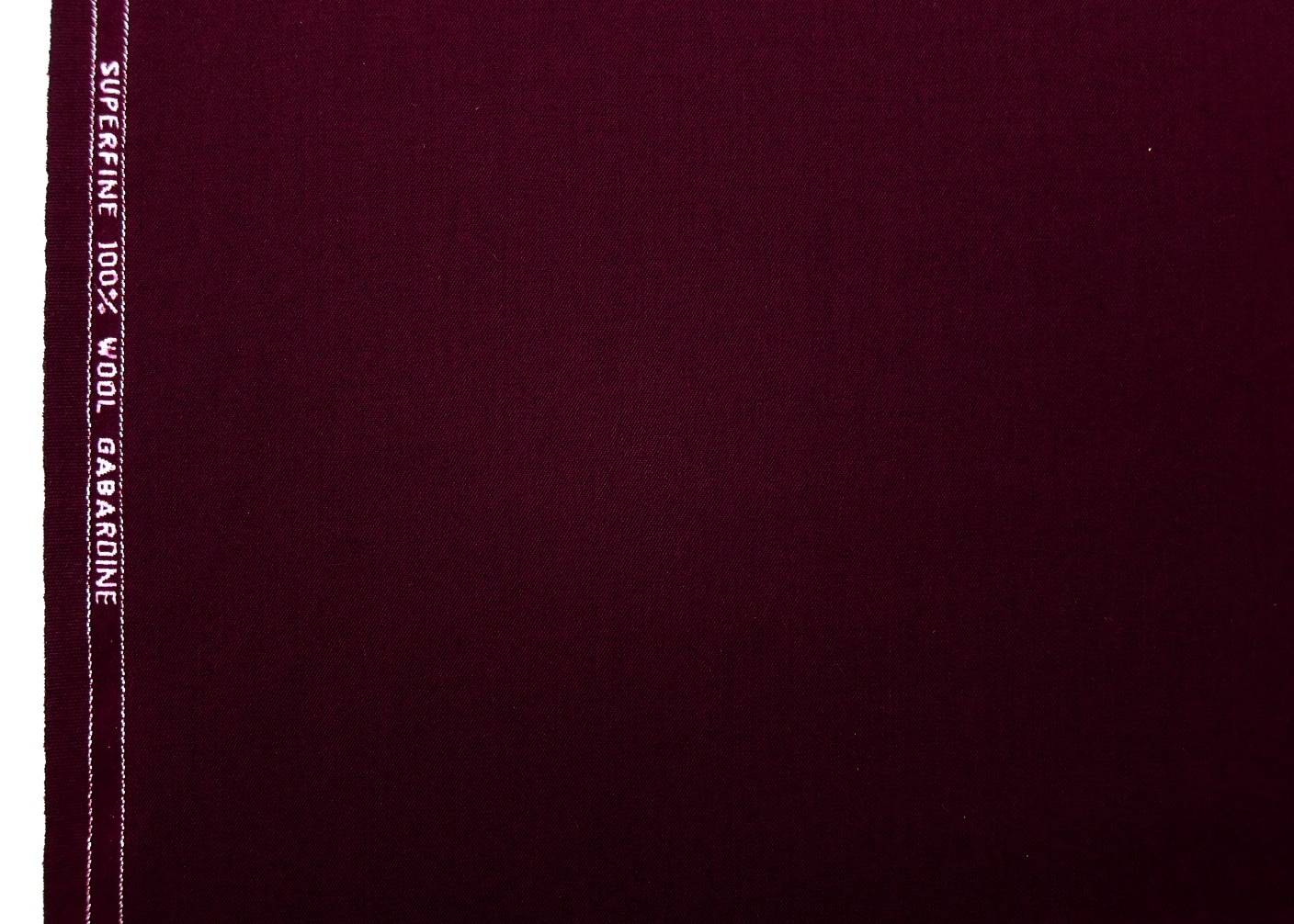 Wool Gabardine in Wine0