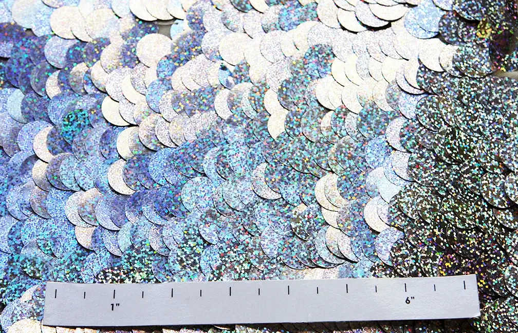 Paillettes on Silk Chiffon2