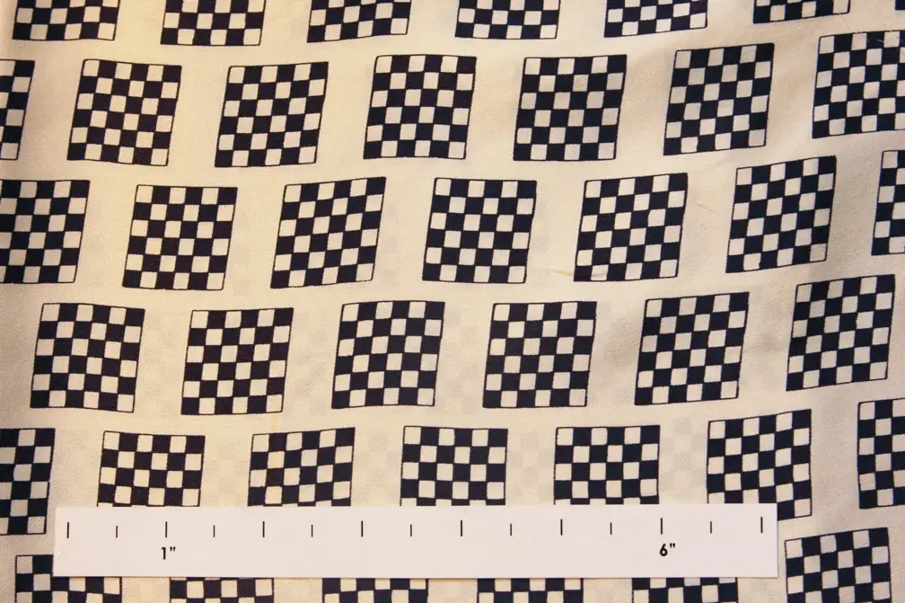 Printed Silk Charmeuse0