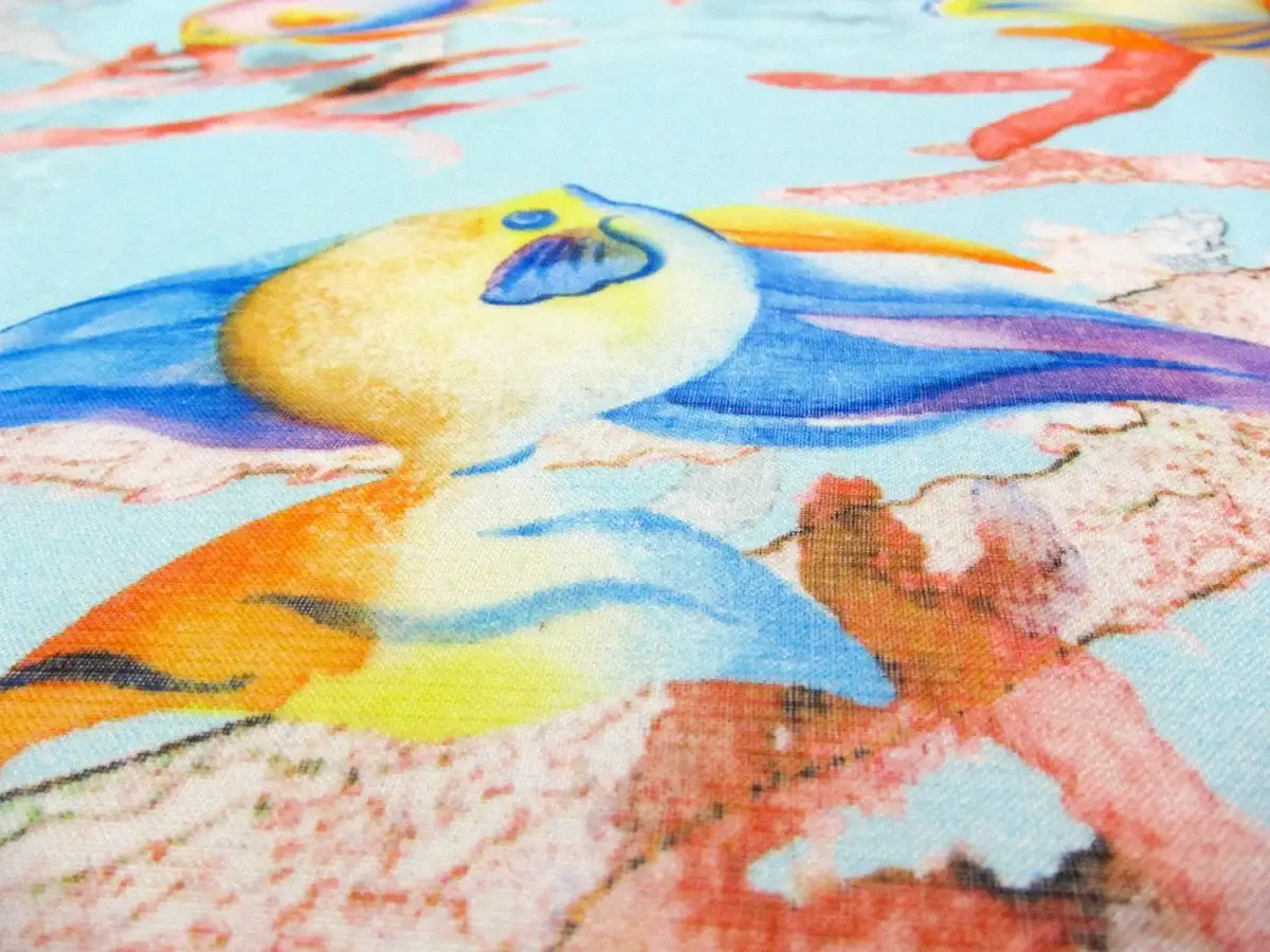 Printed Silk Chiffon1