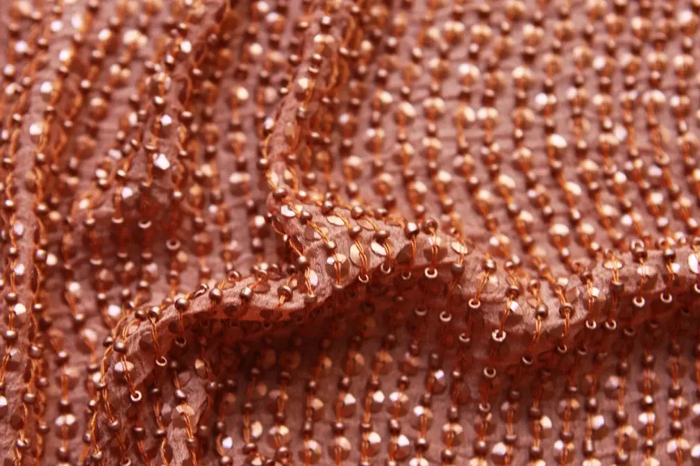 Sequins on Silk Chiffon3