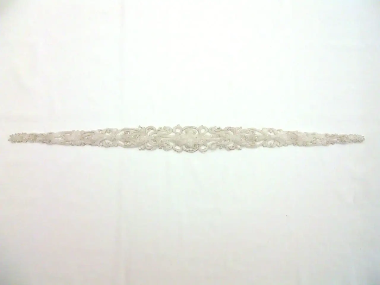 Jeanette Clear Beaded Tulle Belt0