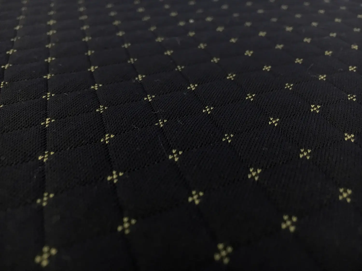 Quilted Novelty Knit in Navy3