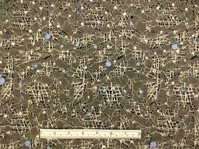 Beaded Metallic Chantilly Lace1