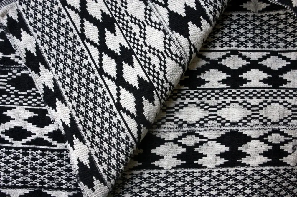 Doubleface Cotton Ikat Brocade2
