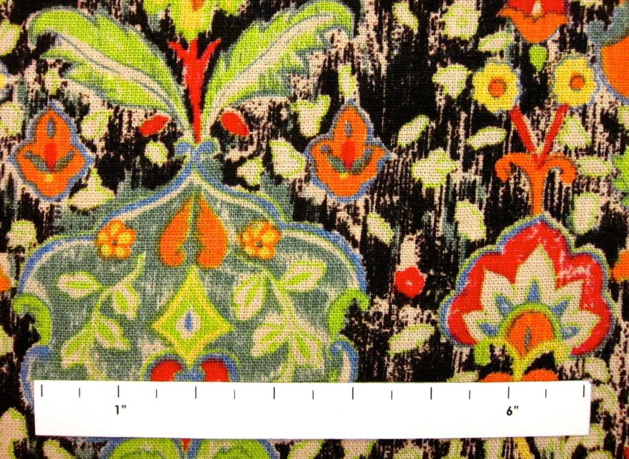 Linen Upholstery Whimsical Deco Print1