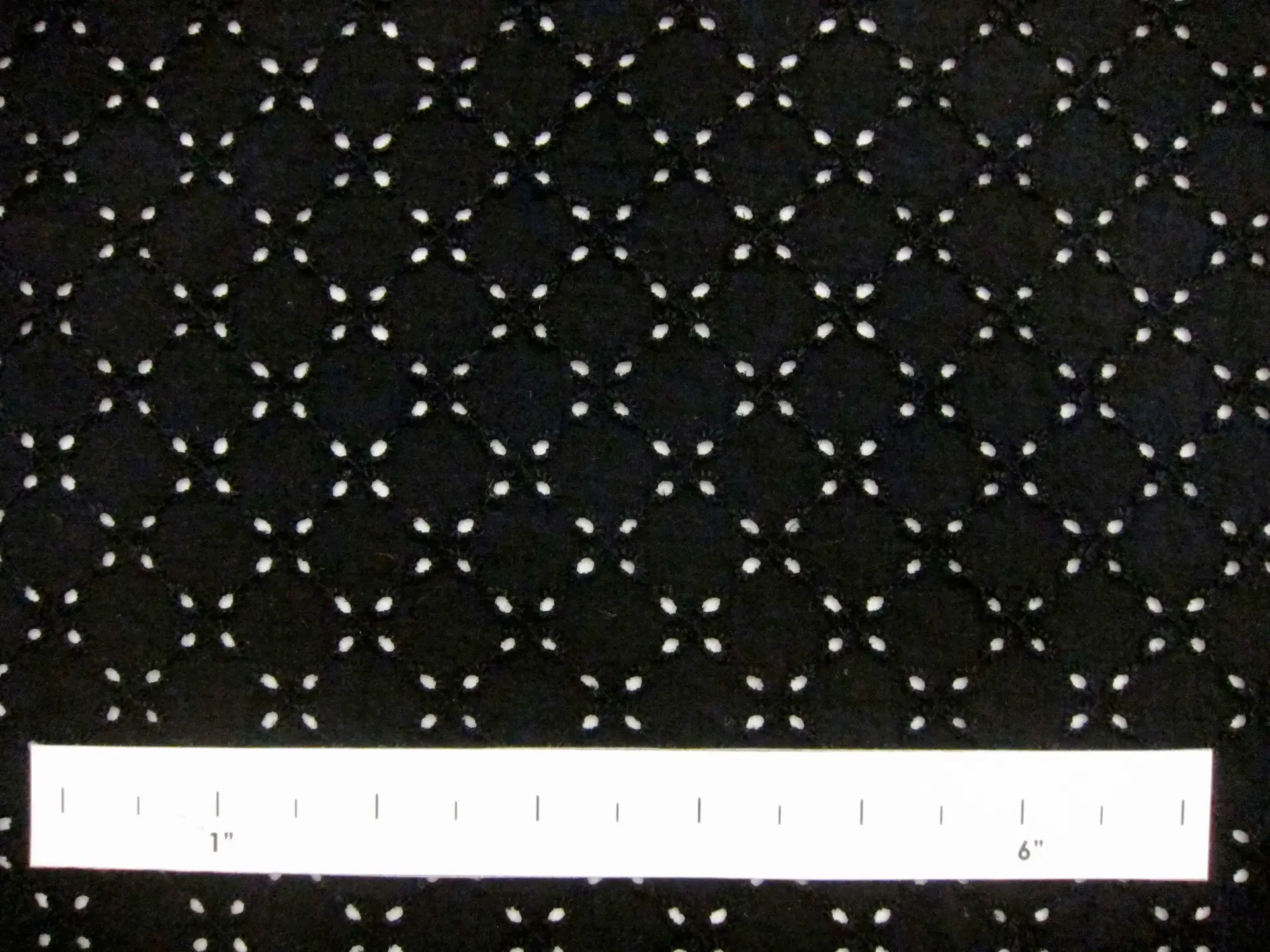 Cotton Eyelet in Black1