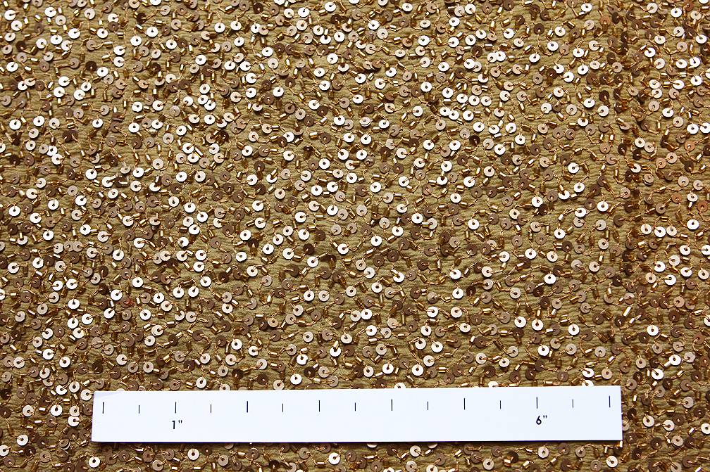Sequins on Silk Chiffon1