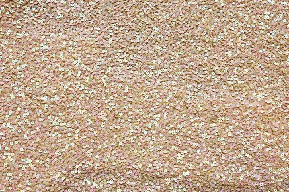Sequins on Silk Chiffon0