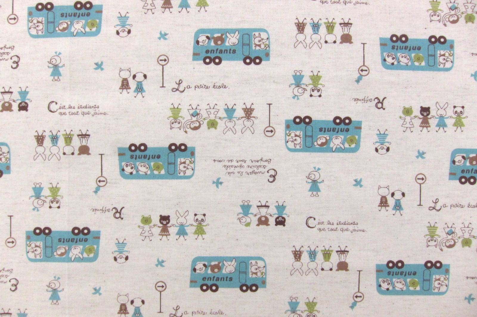 Japanese Cotton Linen Print0