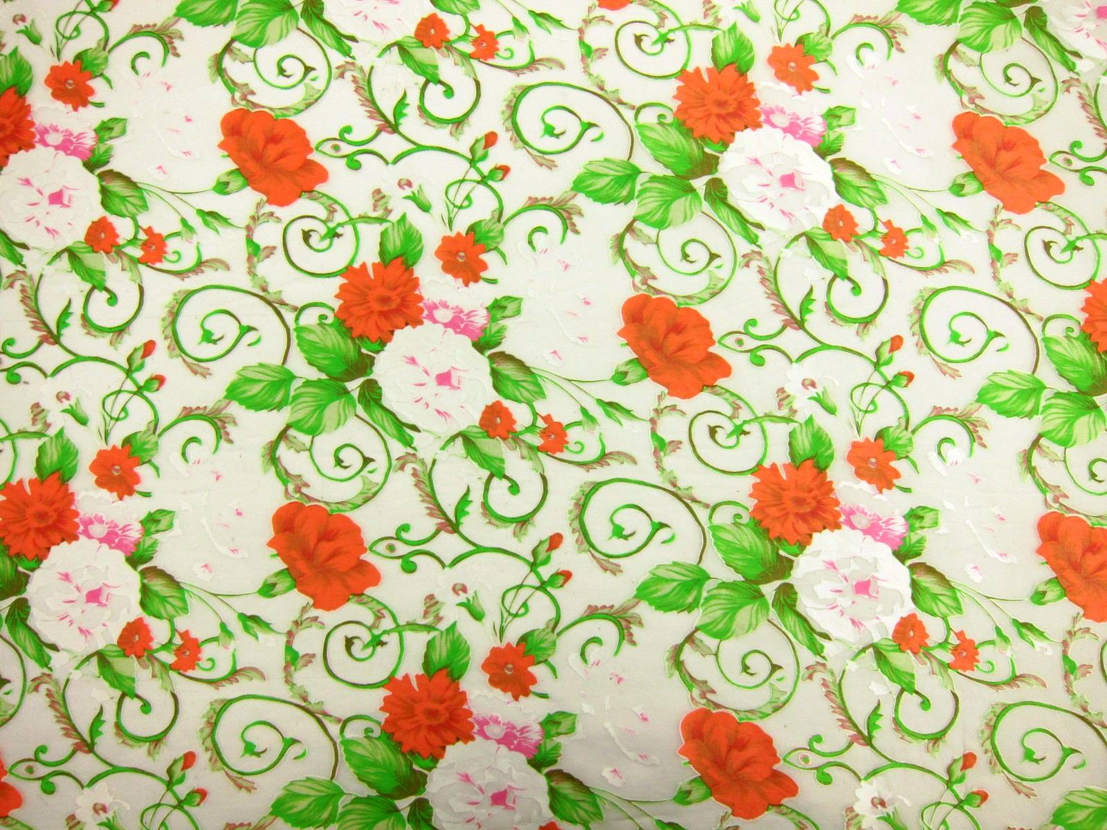 Printed Silk Burnout Chiffon0