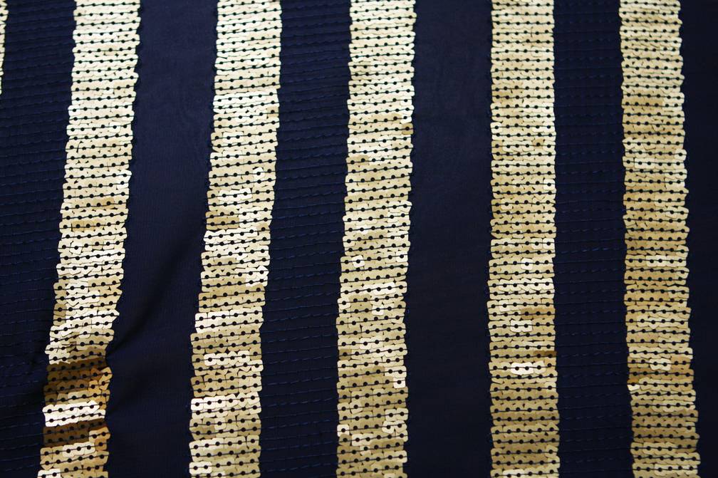 Sequins on Chiffon0