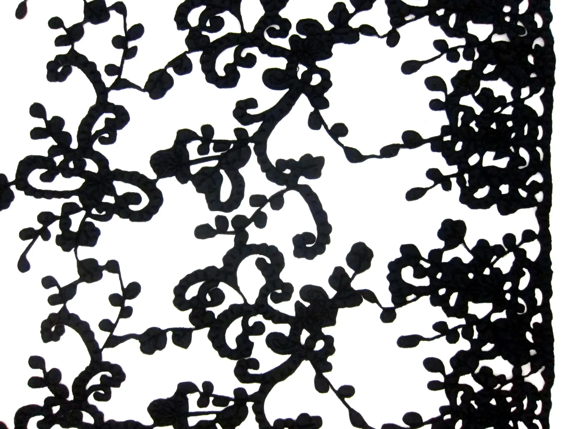 Corded Satin Appliqué on Illusion0