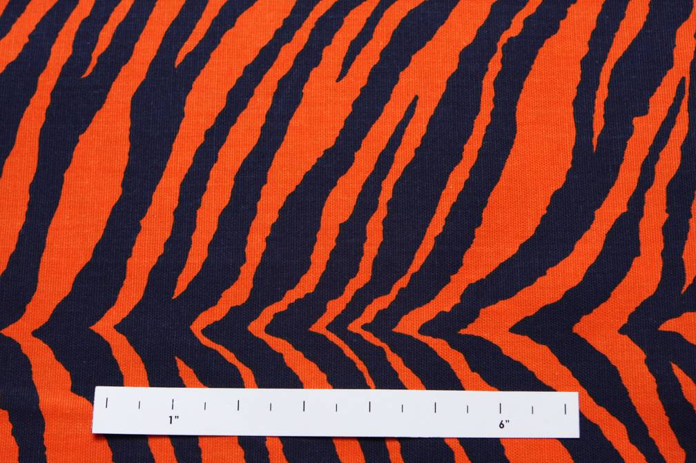 Cotton Canvas Tiger Print1