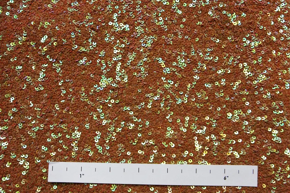 Sequins on Silk Chiffon1